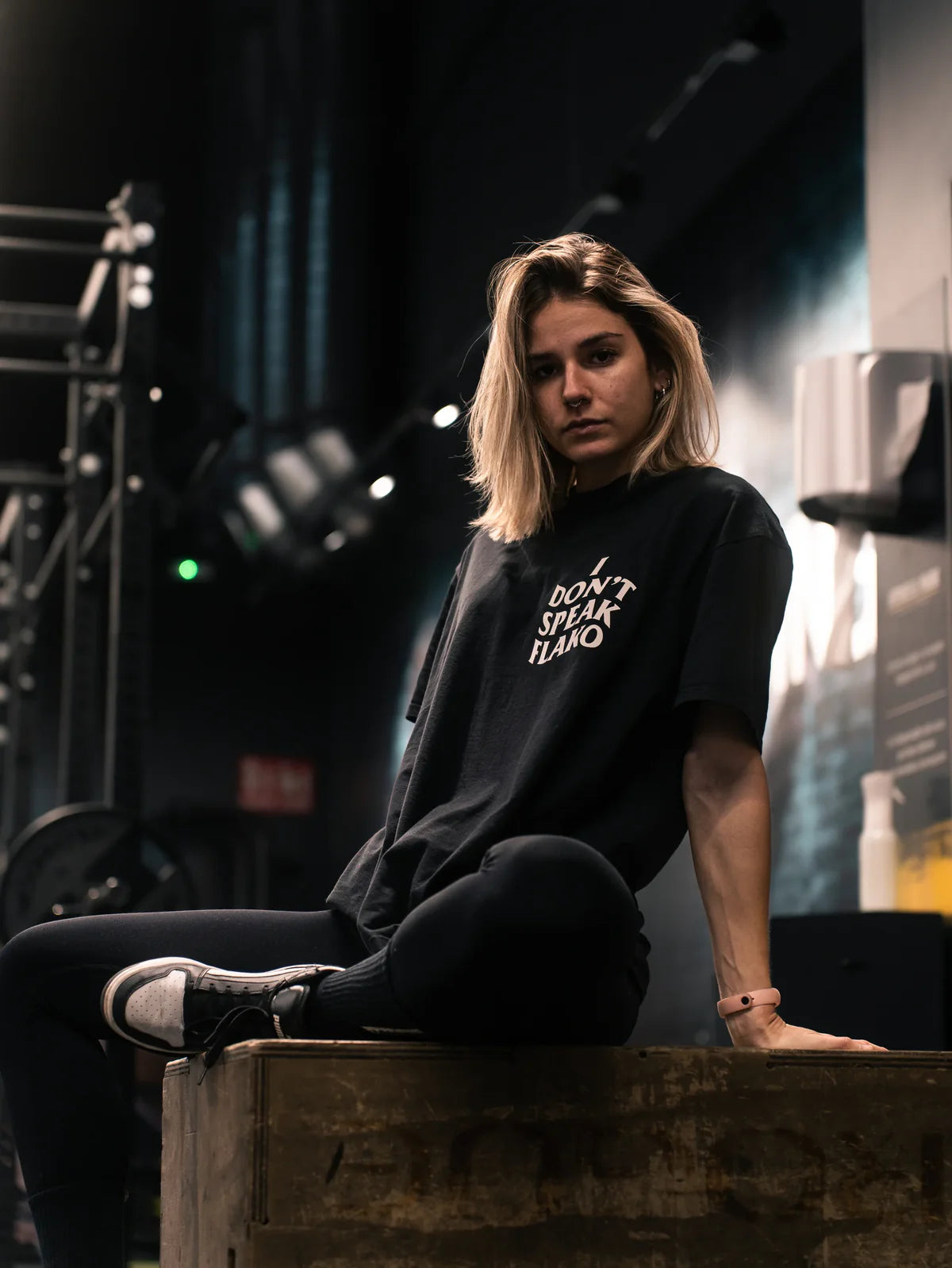 CAMISA OVERSIZE I DON´T SPEAK FLAKO