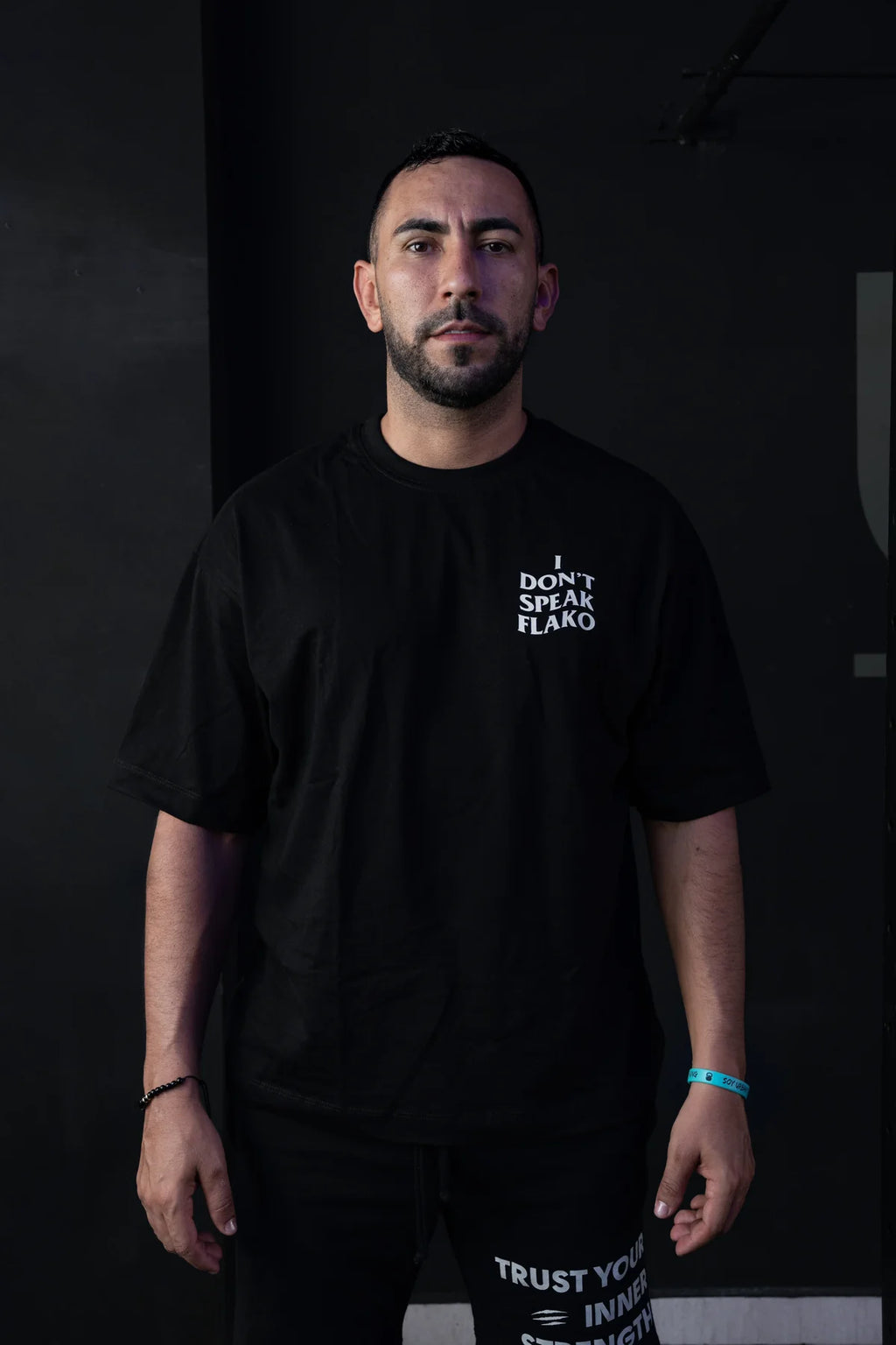 CAMISA OVERSIZE I DON´T SPEAK FLACO