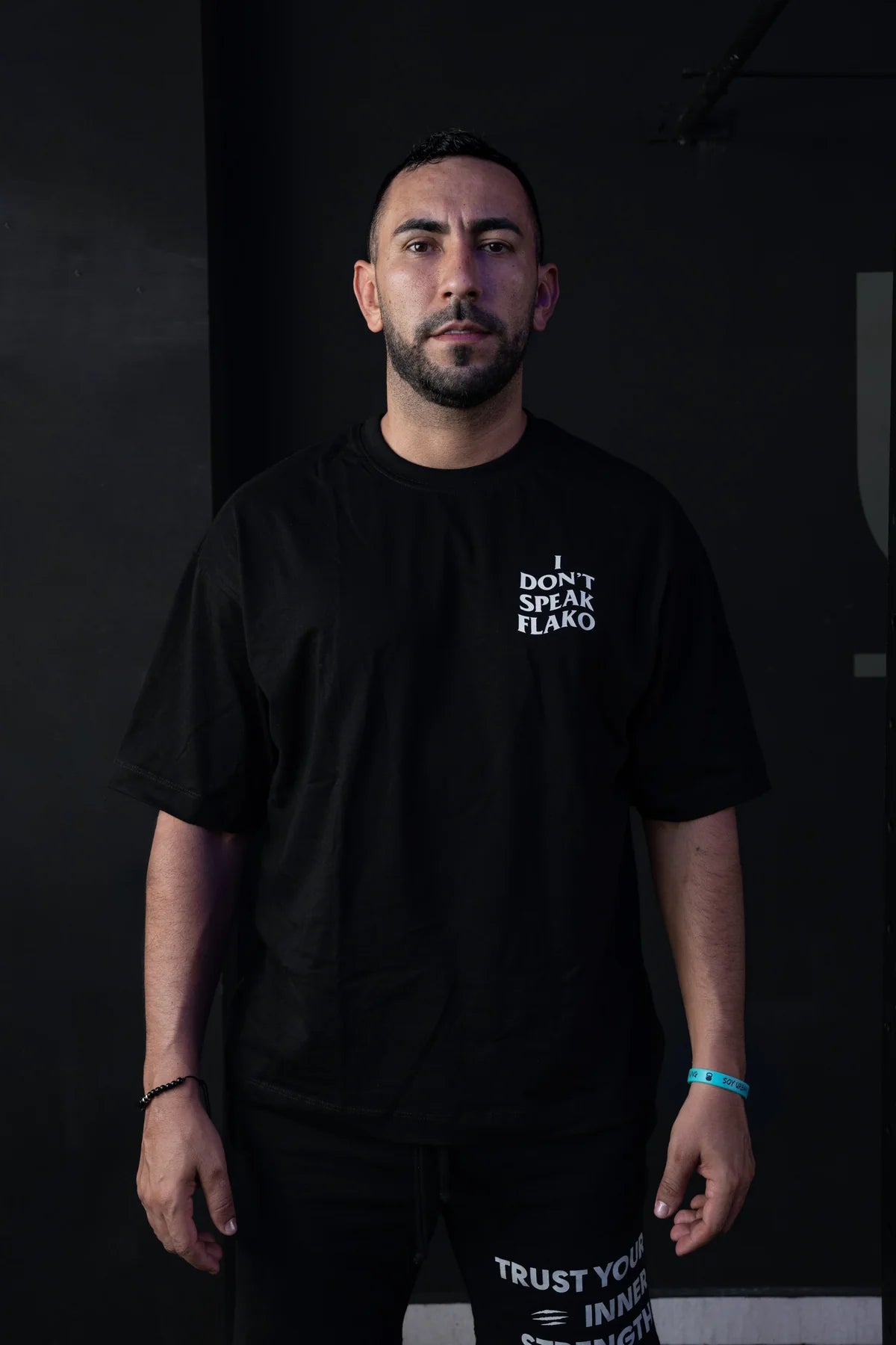 CAMISA OVERSIZE I DON´T SPEAK FLACO