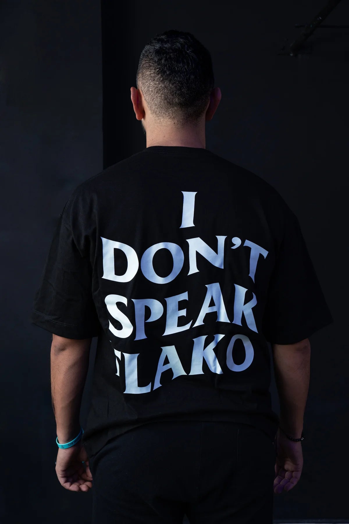 CAMISA OVERSIZE I DON´T SPEAK FLACO