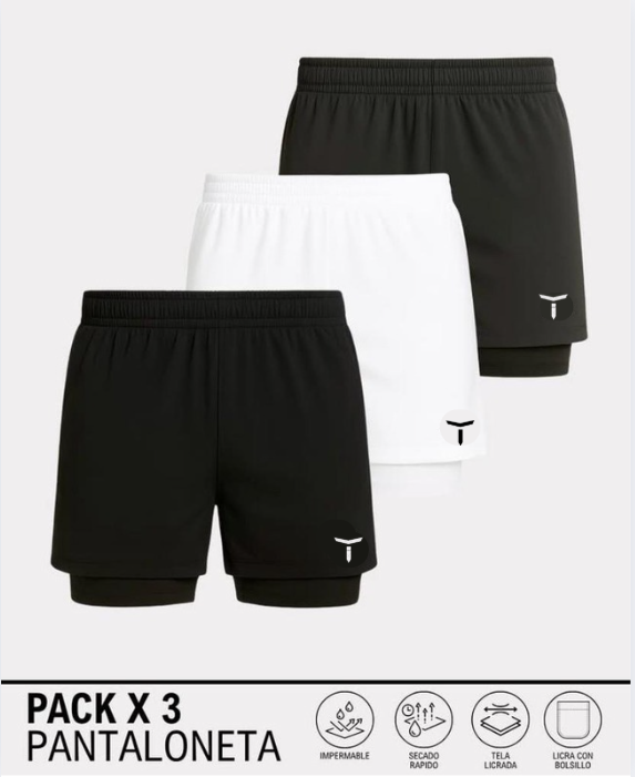 PACK X3 PANTALONETAS